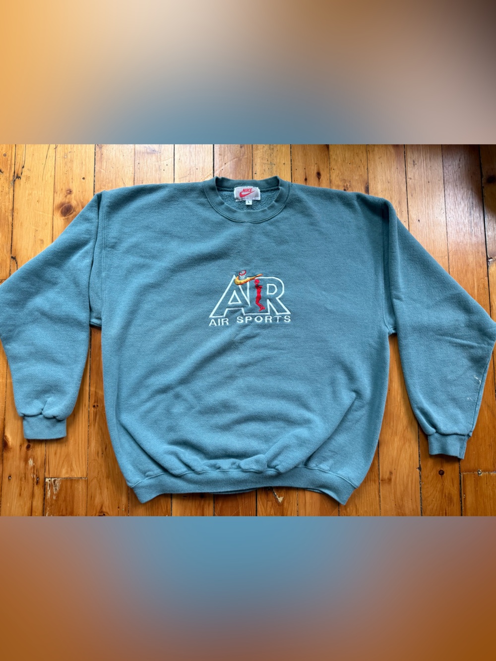 Vintage Nike Air Sports 90s Basketball Crewneck Men’s Size Large Made In USA Y2K
